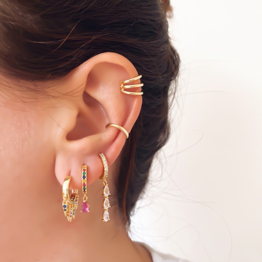 Pendientes Ear cuff Faón Gold