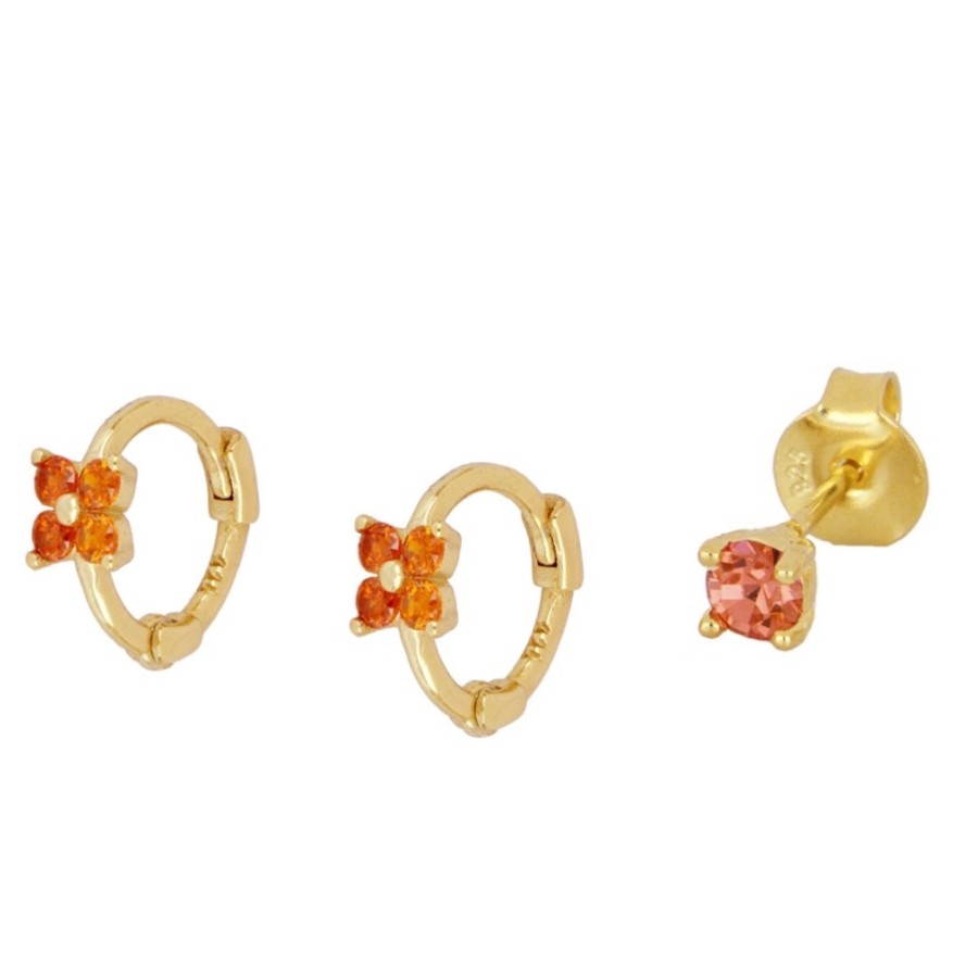 Pack 3 pendientes Zulema & Kesya Gold