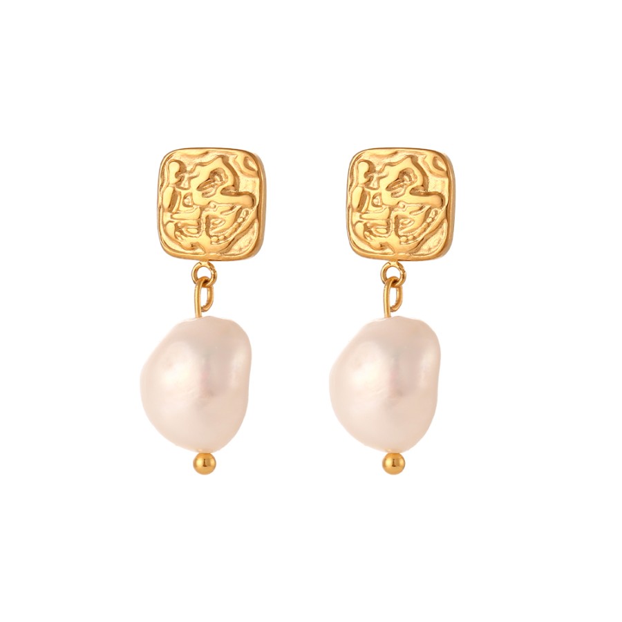 Pendientes Baroc Gold