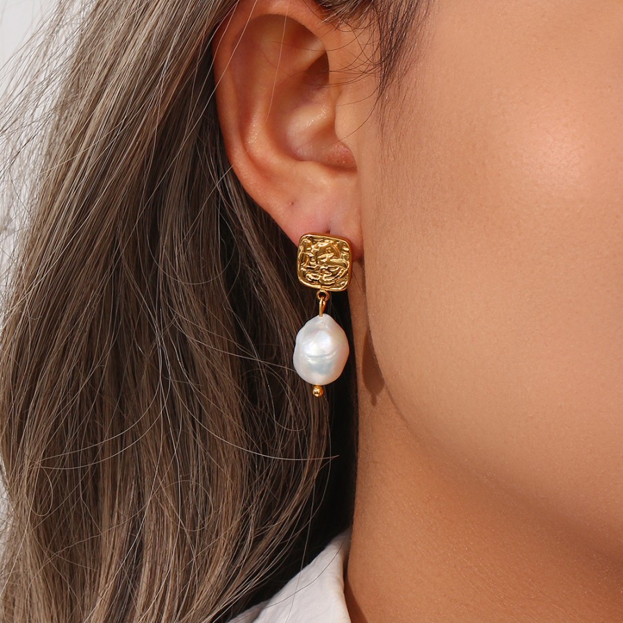 Pendientes Baroc Gold