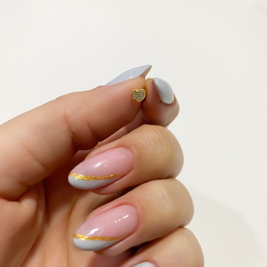 Piercing Corazón circonita Gold