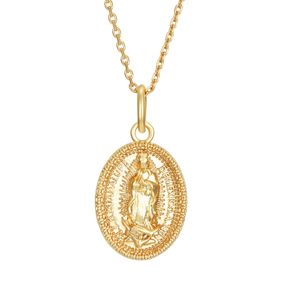 Collar Virgen de Guadalupe Gold