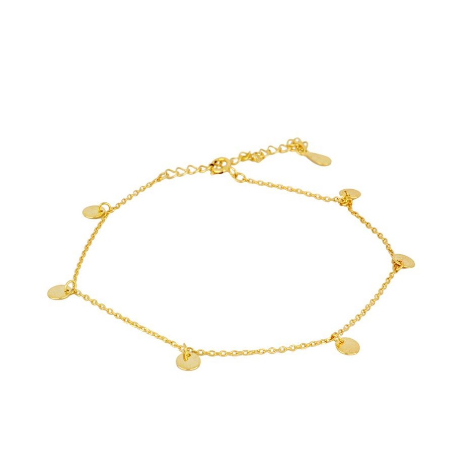 Tobillera Círculos Gold
