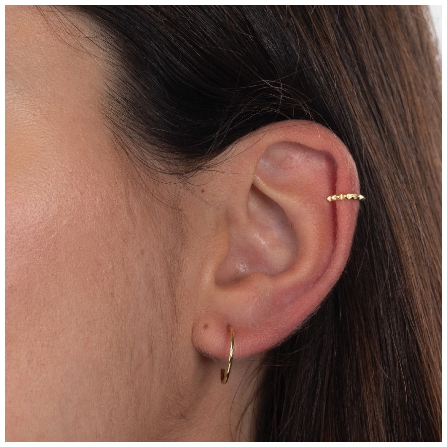 Pendientes Par Aros de 14mm Gold