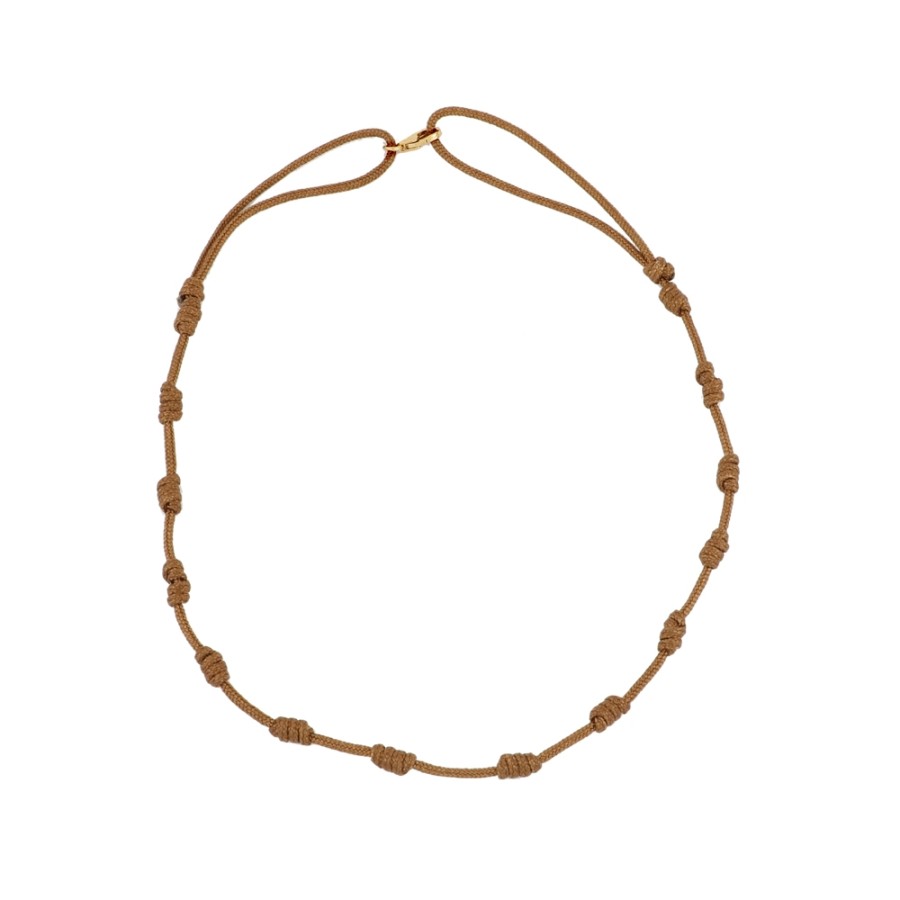 Collar Nudos Gold (Elige tu color)