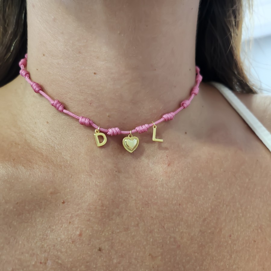 Collar Nudos Gold (Elige tu color)