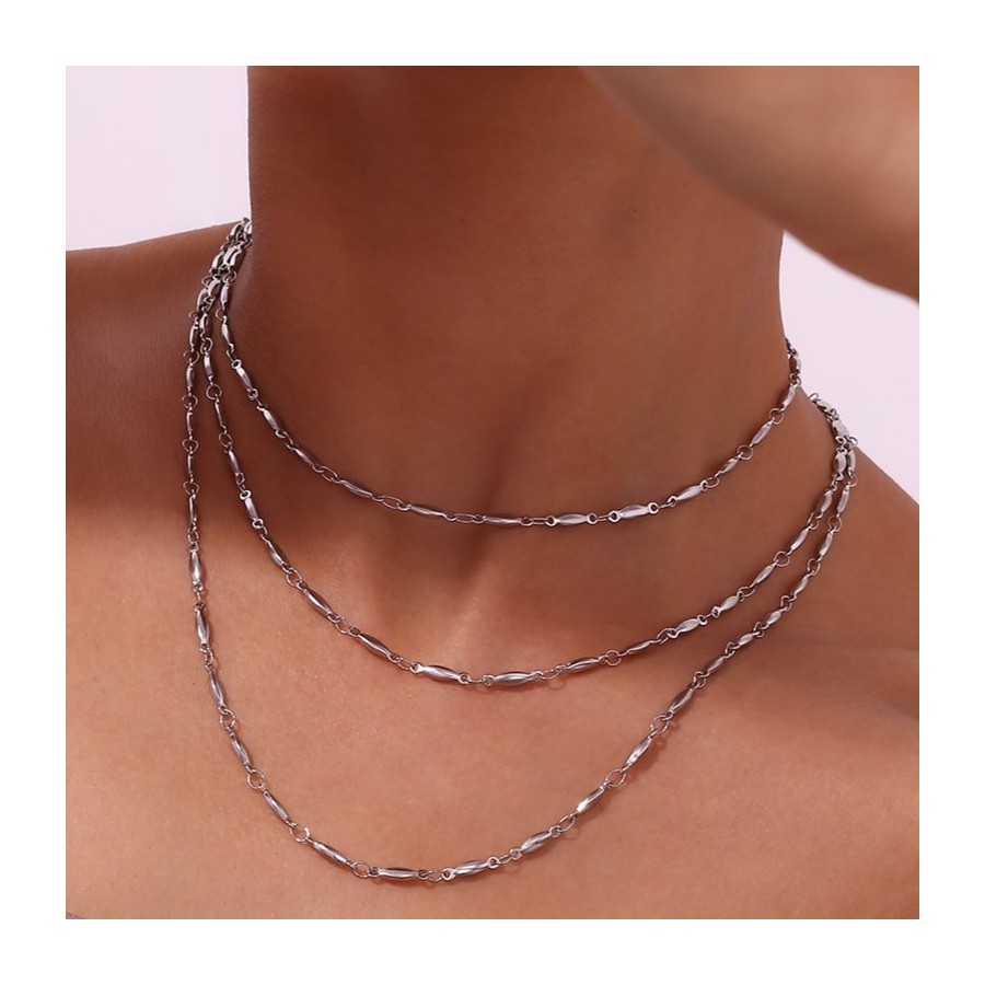Collar Cadena Óvalos (Elige tu medida)