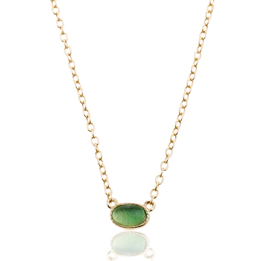 Collar Mini Piedra Espiritual Gold (Elige tu color)