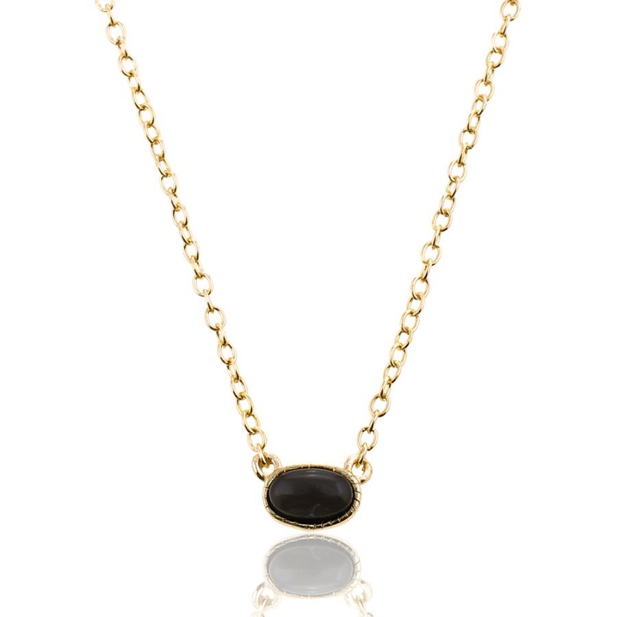 Collar Mini Piedra Espiritual Gold...
