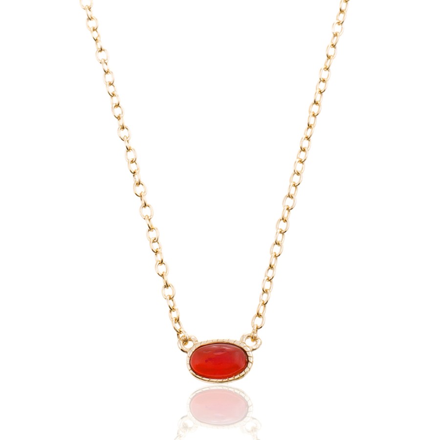Collar Mini Piedra Espiritual Gold (Elige tu color)