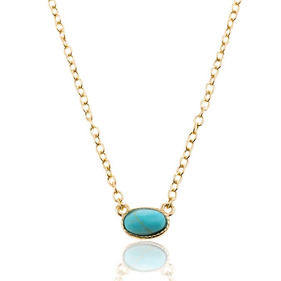 Collar Mini Piedra Espiritual Gold (Elige tu color)