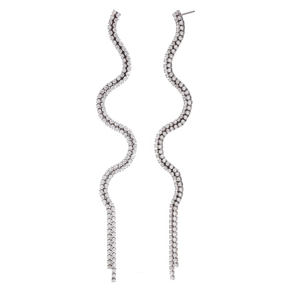 Pendientes Ola Cadena Tenis