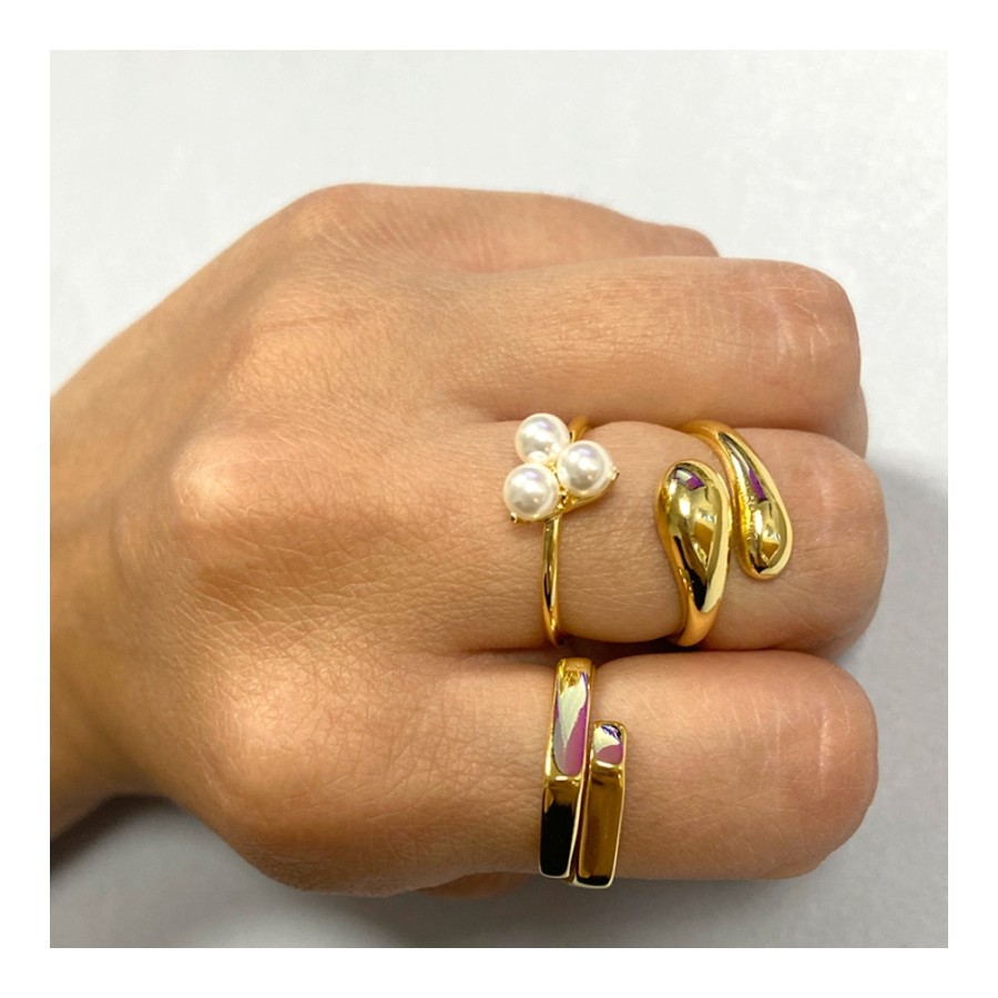 Anillo Gotitas Gold