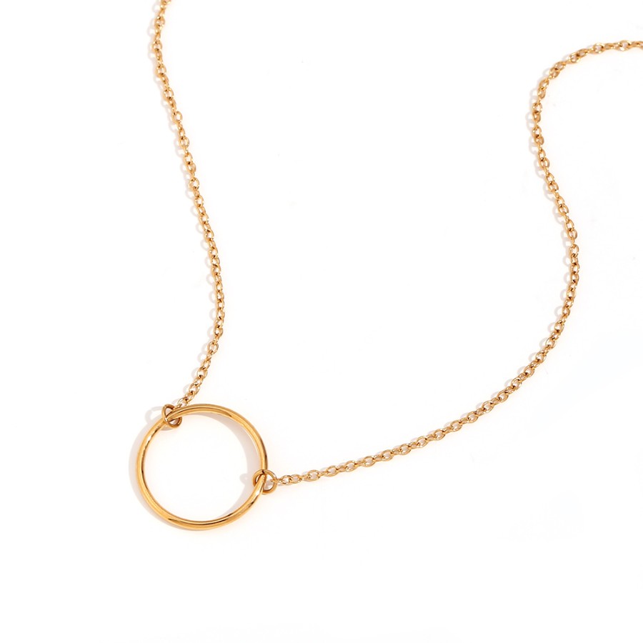 Collar Basic Círculo Gold