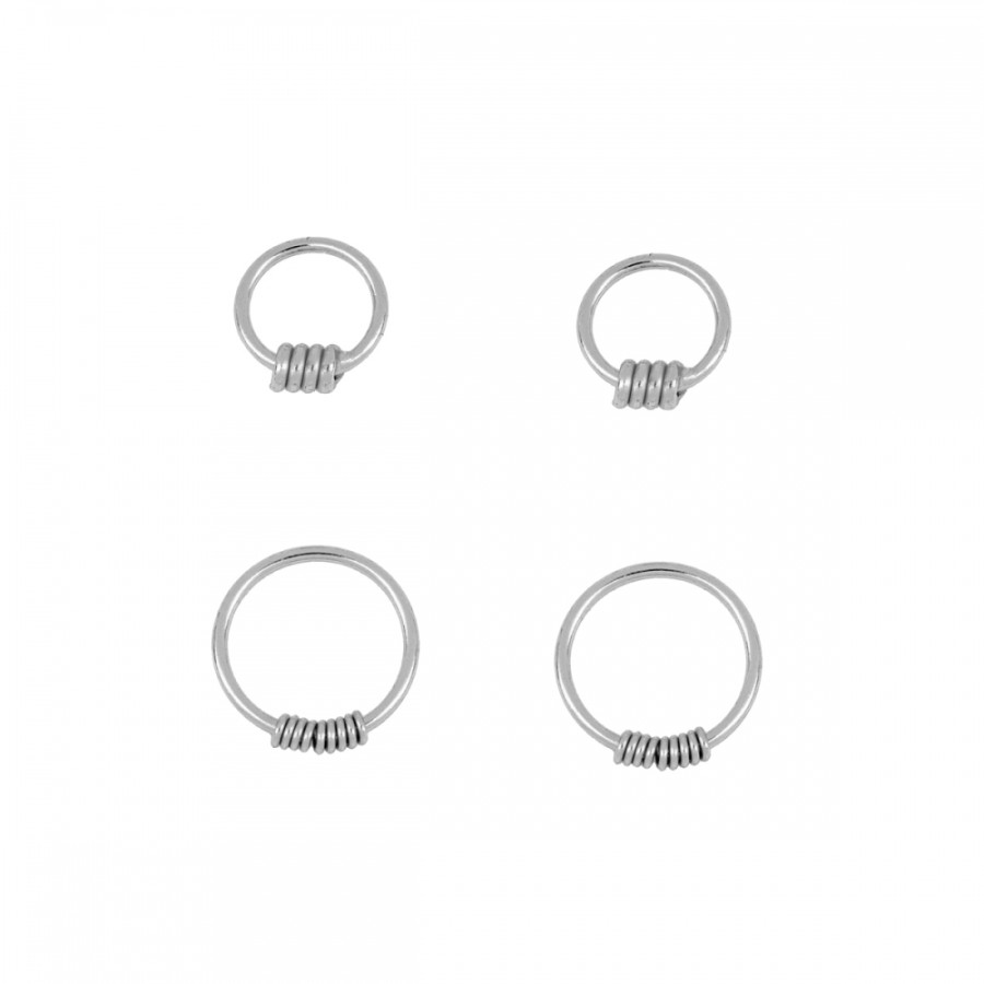 Pendientes Piercing Muelle (Elige tu medida)