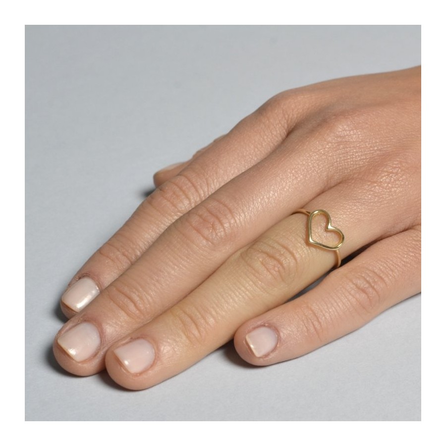 Anillo Corazón Gold