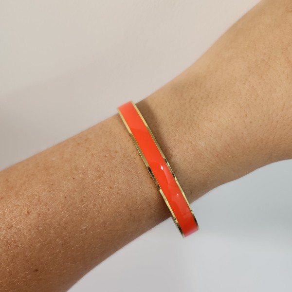 Pulsera Brazalete Naranja Gold