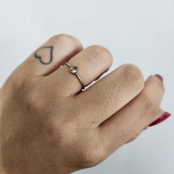 Anillo Circonita Blanca...