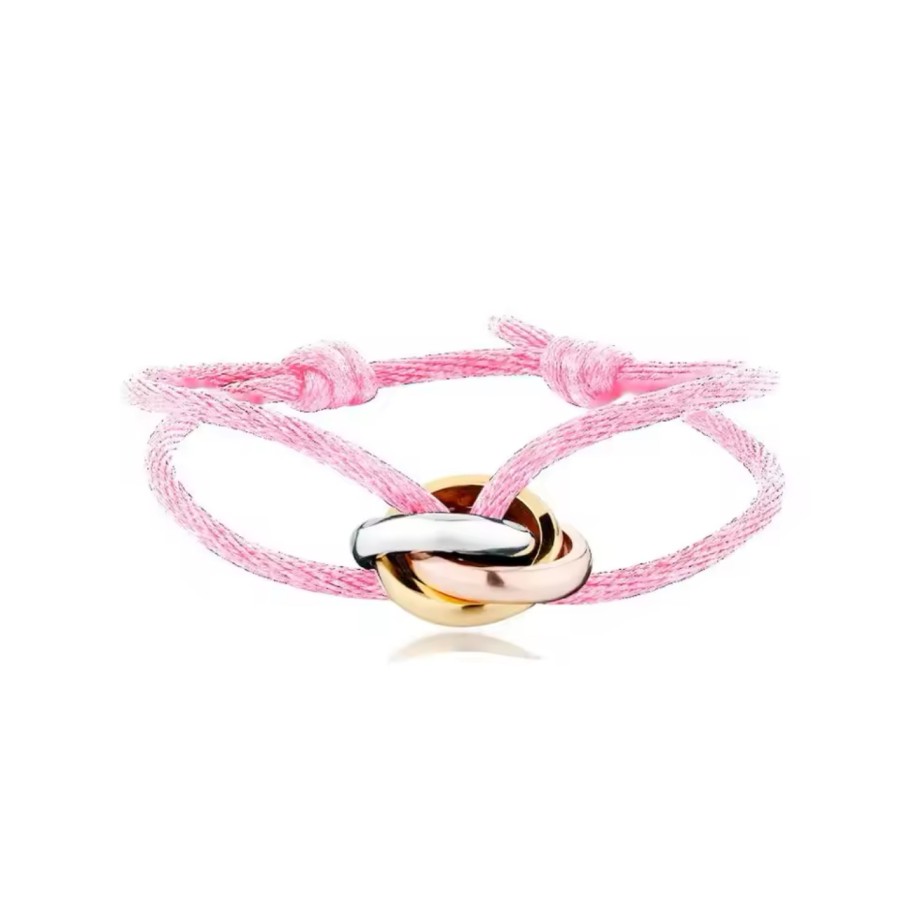 Pulsera Detalle 3 Oros Rosa