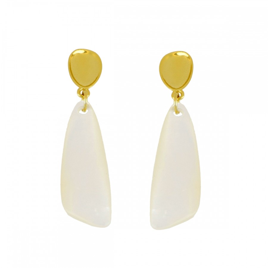 Pendientes Nácar Gold