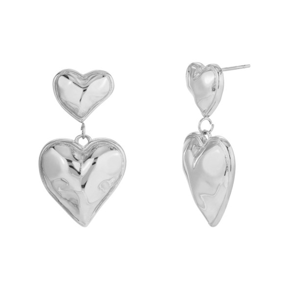 Pendientes Doble Corazón