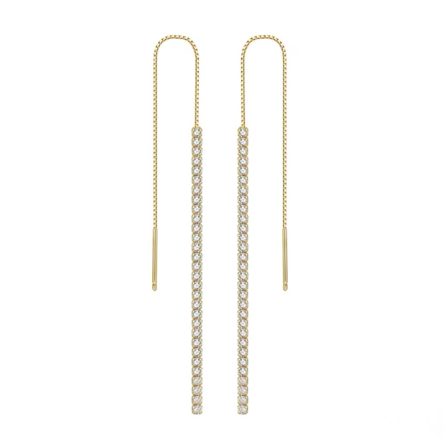 Pendientes Cascada Luxe Gold