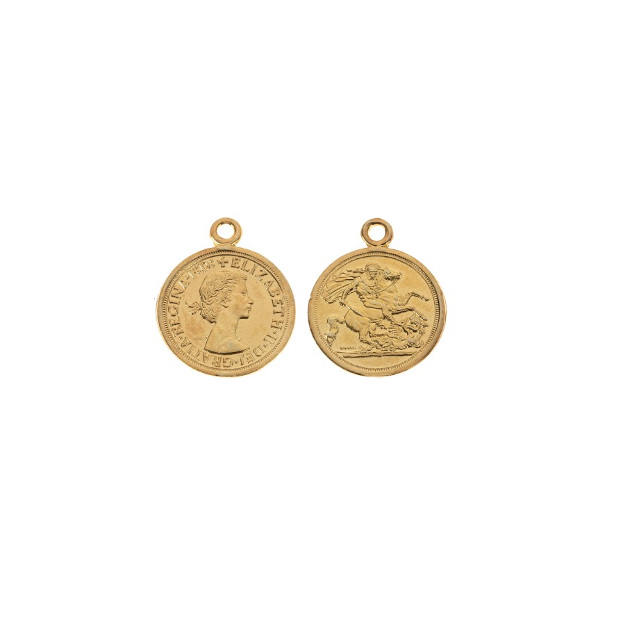 Charm Elisabeth y San Jorge Gold