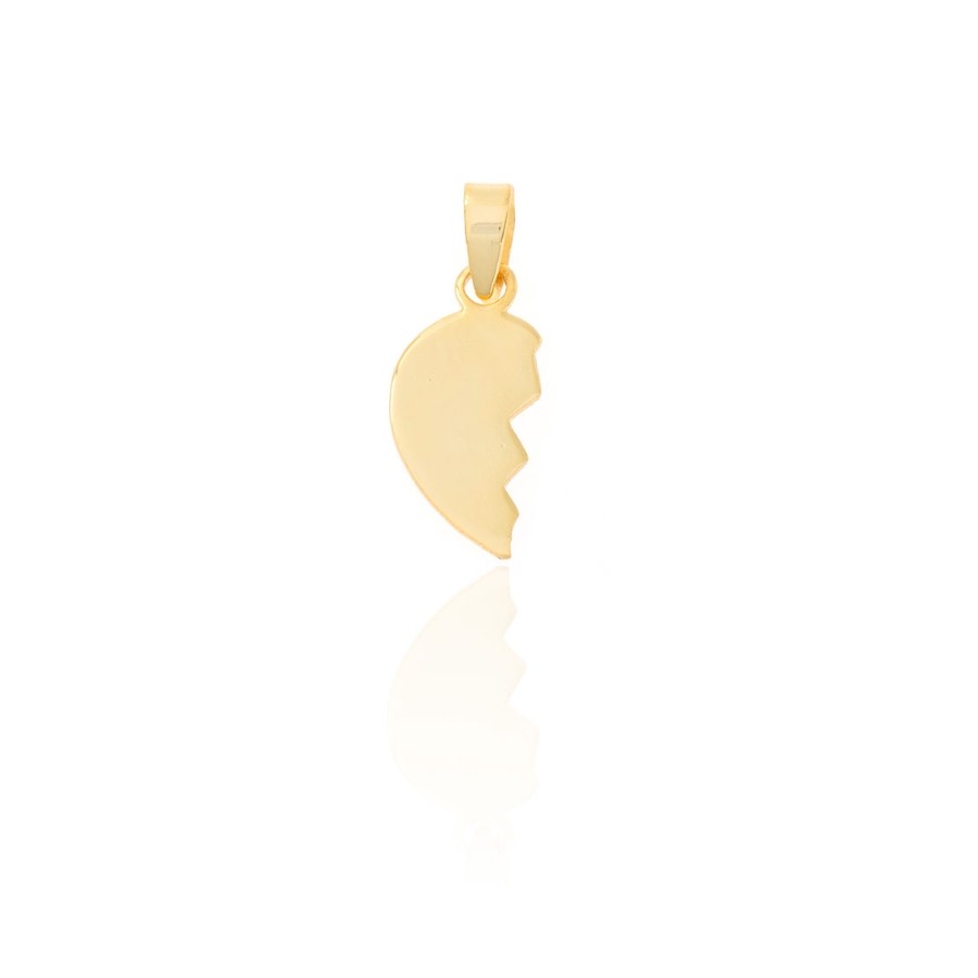 Charm Mitad Corazón Gold
