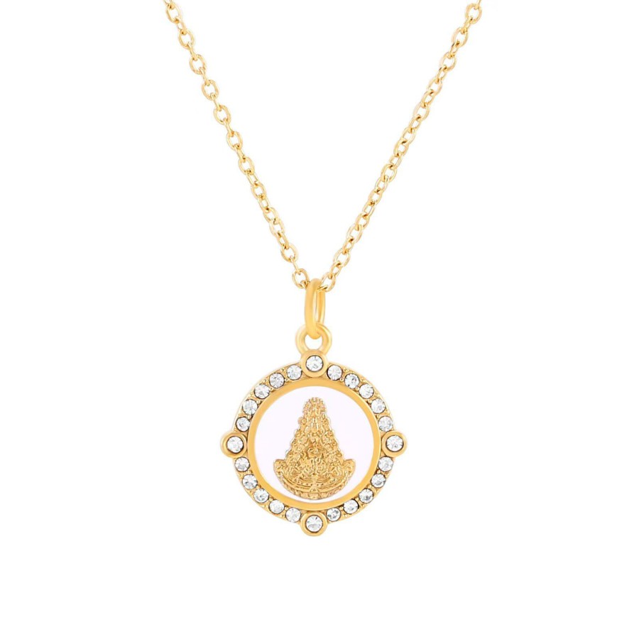 Collar Virgen Del Rosario Gold