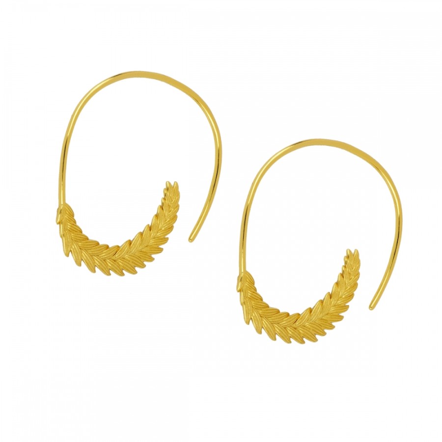 Pendientes Super Laurel Gold