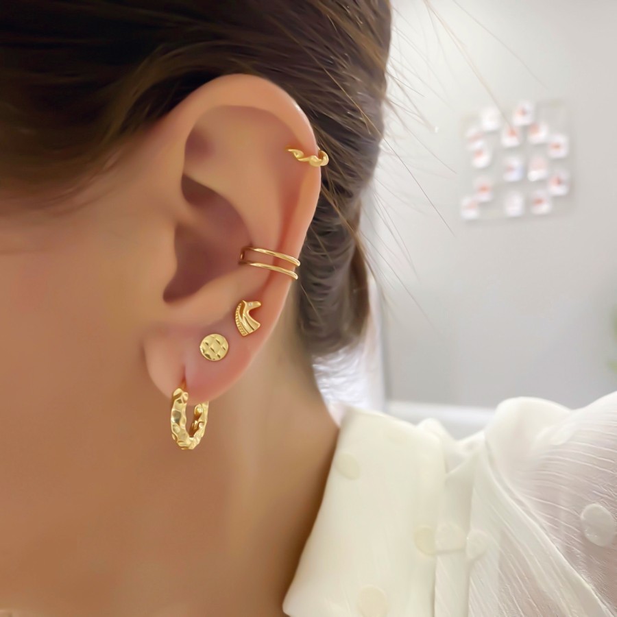 Pendientes Saskia Gold