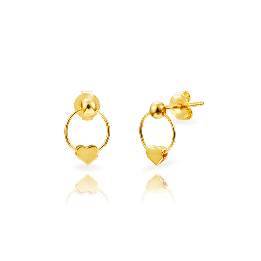 Pendientes Arito Corazón Gold