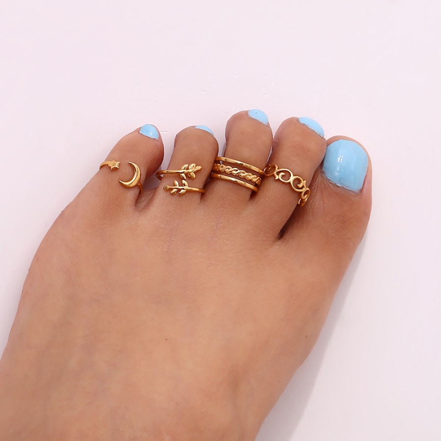 Anillo Pie Rieca Ajustable