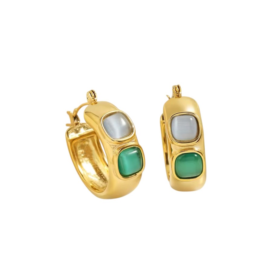 Par de Pendientes Nuria Gold