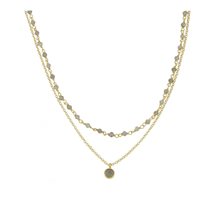 Doble collar Indigo Gold (Elige tu color)