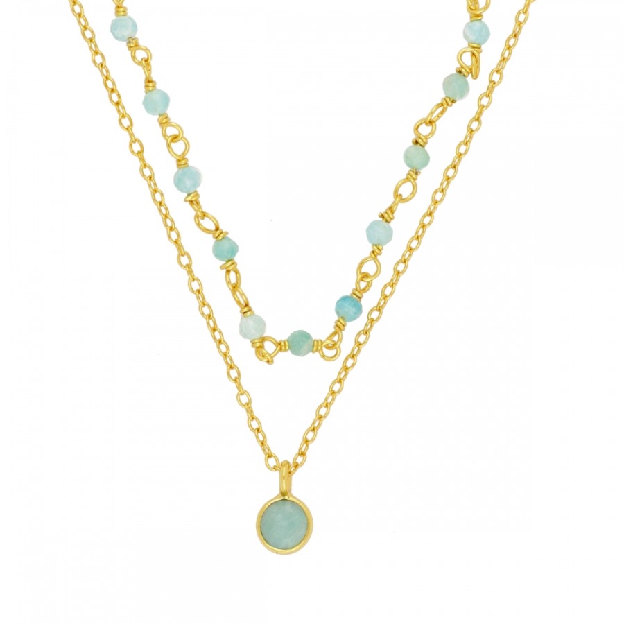 Doble collar Indigo Gold (Elige tu color)