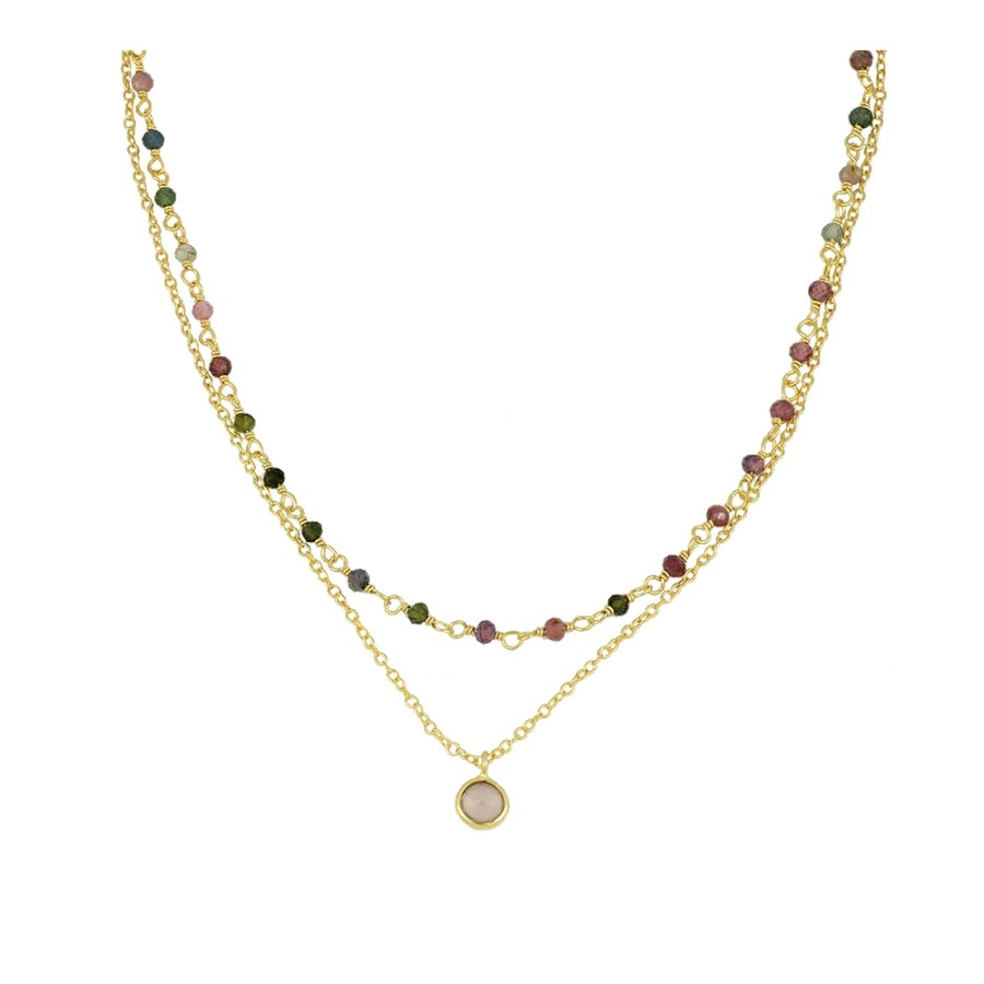 Doble collar Indigo Gold (Elige tu...