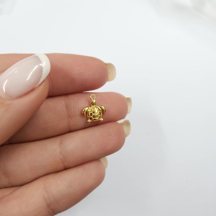 Charm Tortugui Gold