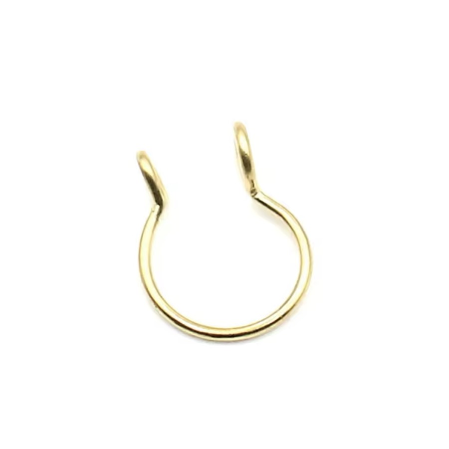 Piercing Falso Central Nariz Gold