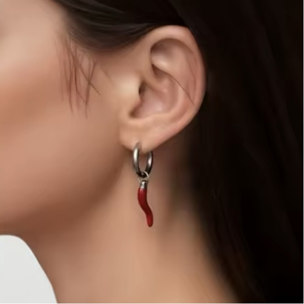 Par De Pendientes Chilli Gold 2