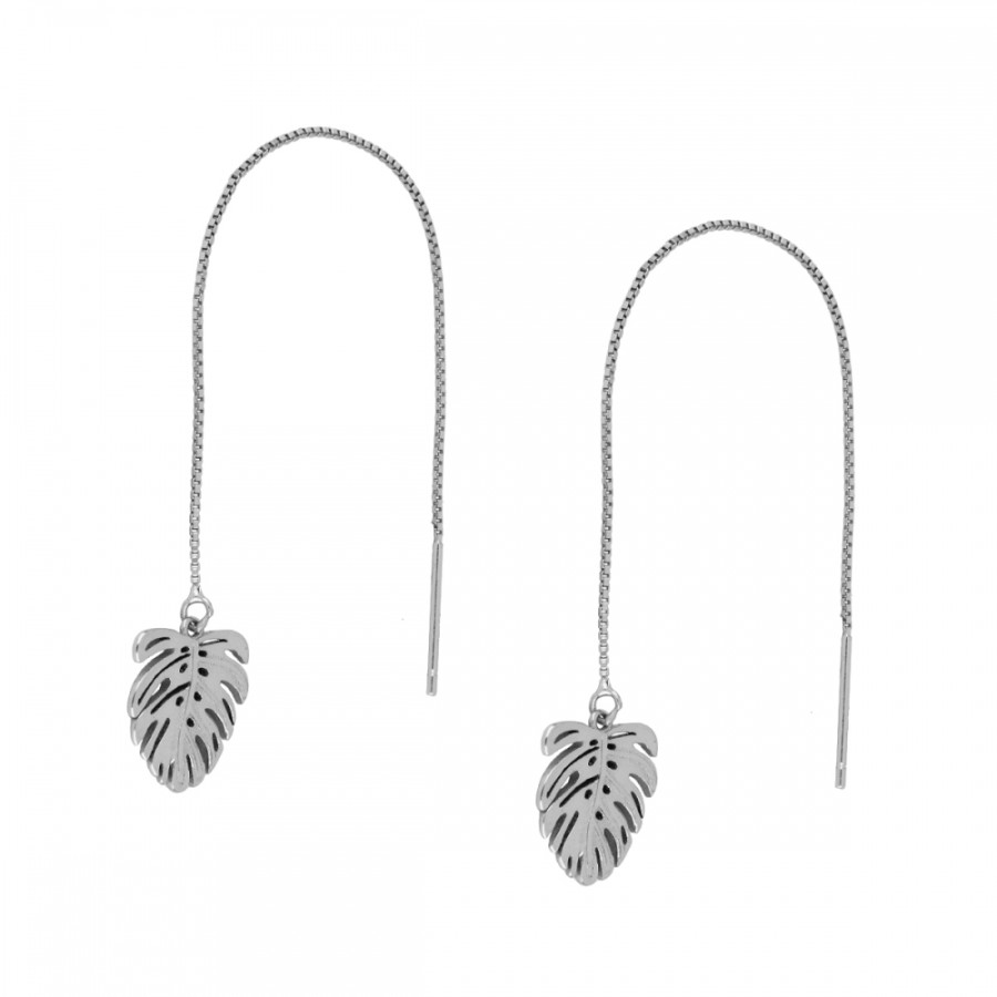 Pendientes Cadena + Hoja