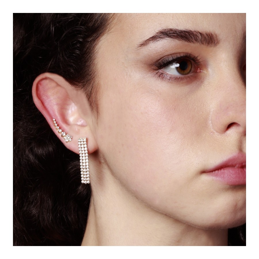 Pendientes Triple Savannah (Elige tu color) Gold