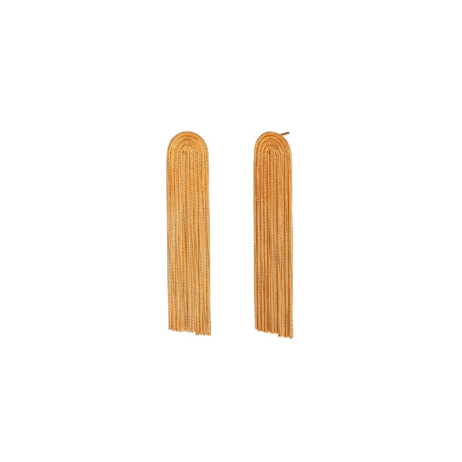 Pendientes Cascada Gold