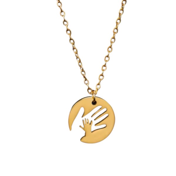 Collar Mano Bebé Gold