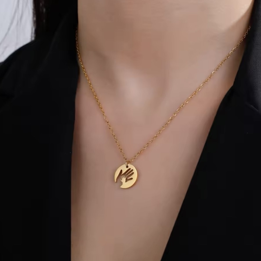 Collar Mano Bebé Gold