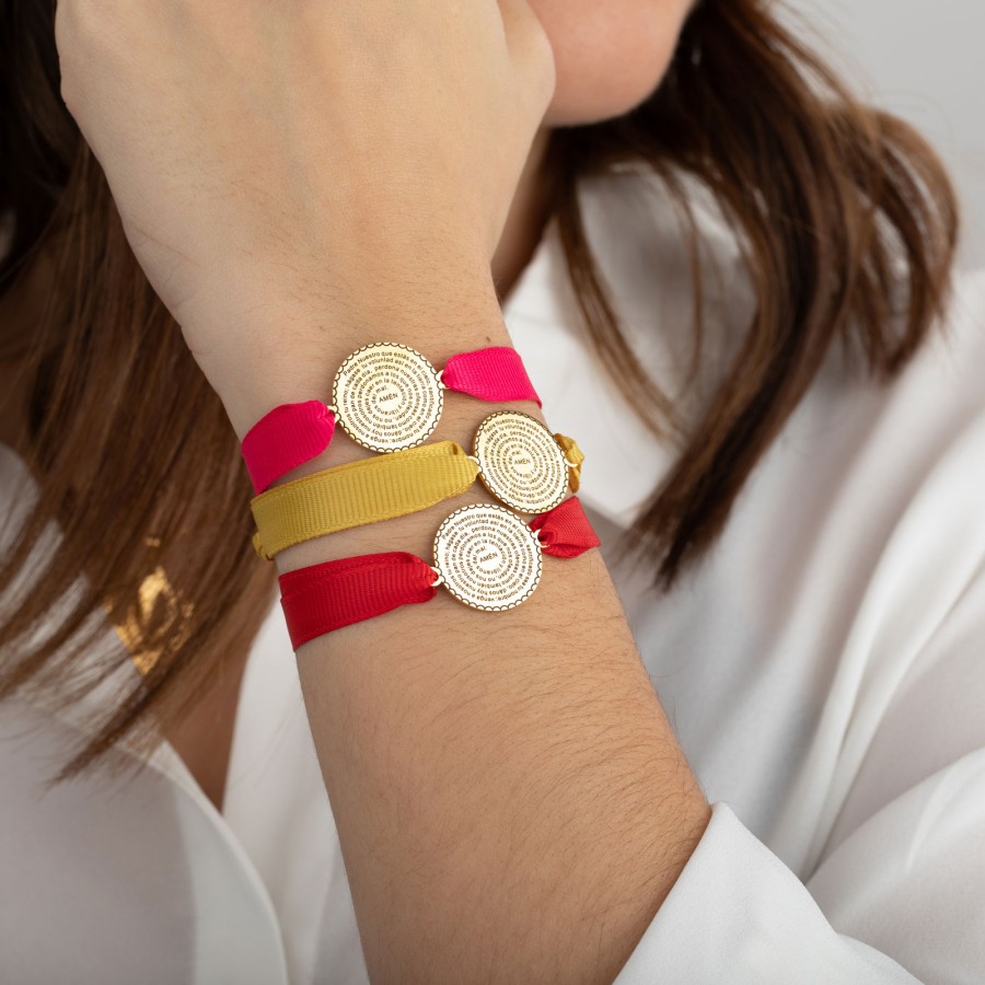 Pulsera Padre Nuestro (Elige tu color)