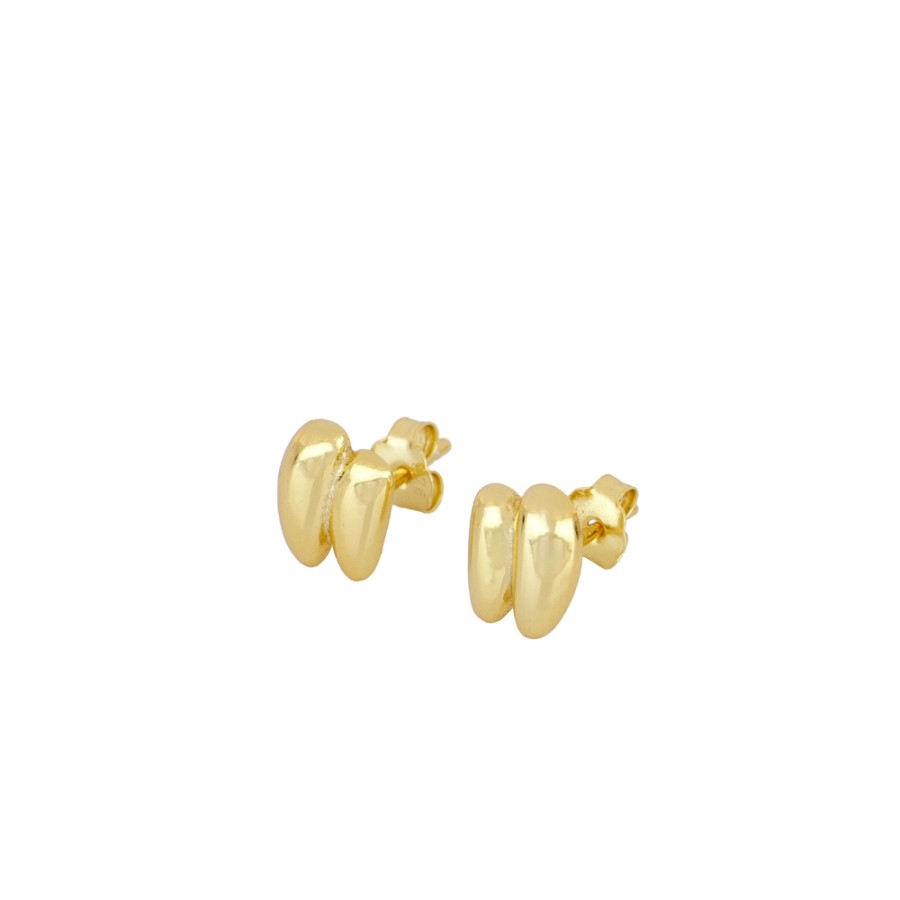 Pendientes Doble Gotita Gold