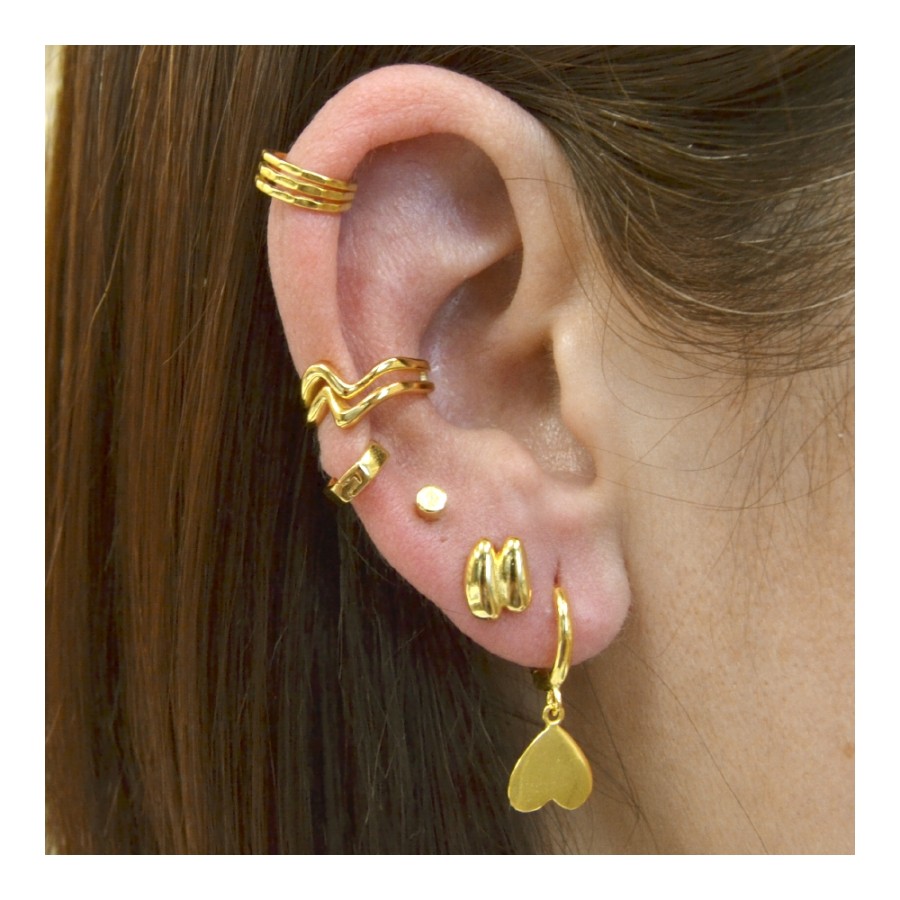 Pendientes Doble Gotita Gold