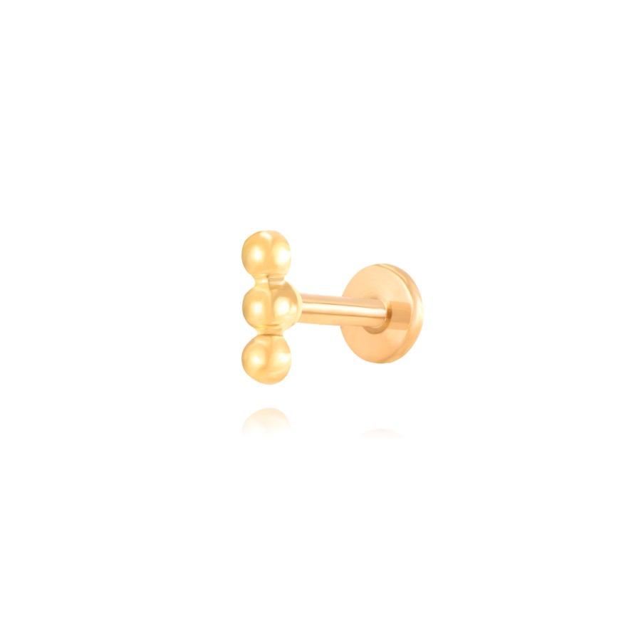 Piercing Palito Bolitas Gold