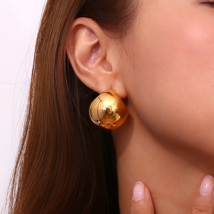 Pendientes Súper Bola Gold